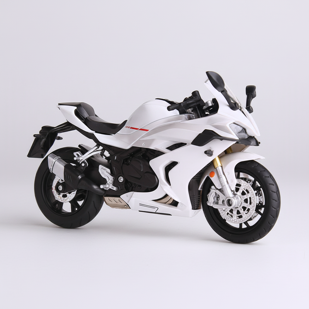 Motor Schaalmodel 1:12 Metalen Replica Licht Geluid