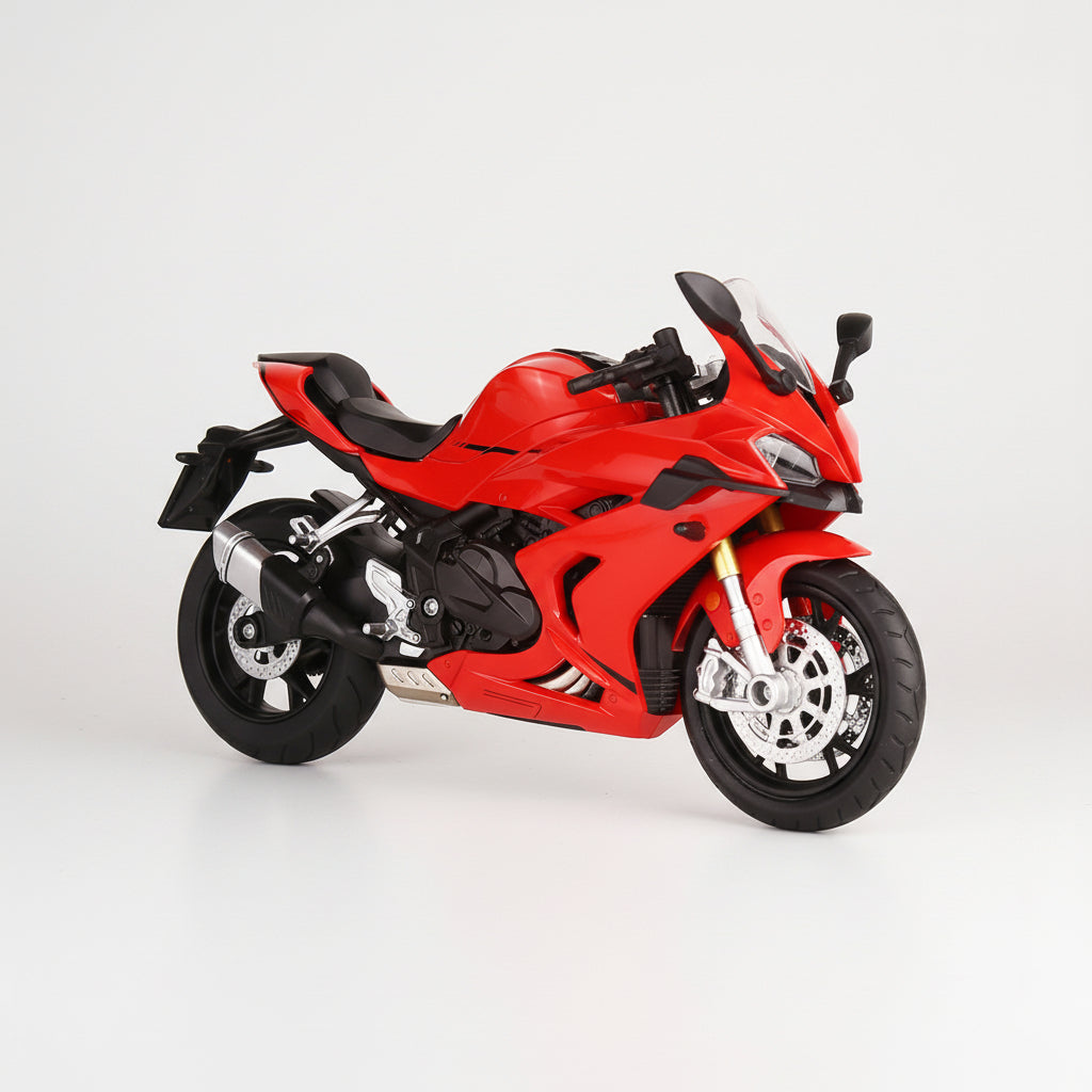 Motor Schaalmodel 1:12 Metalen Replica Licht Geluid