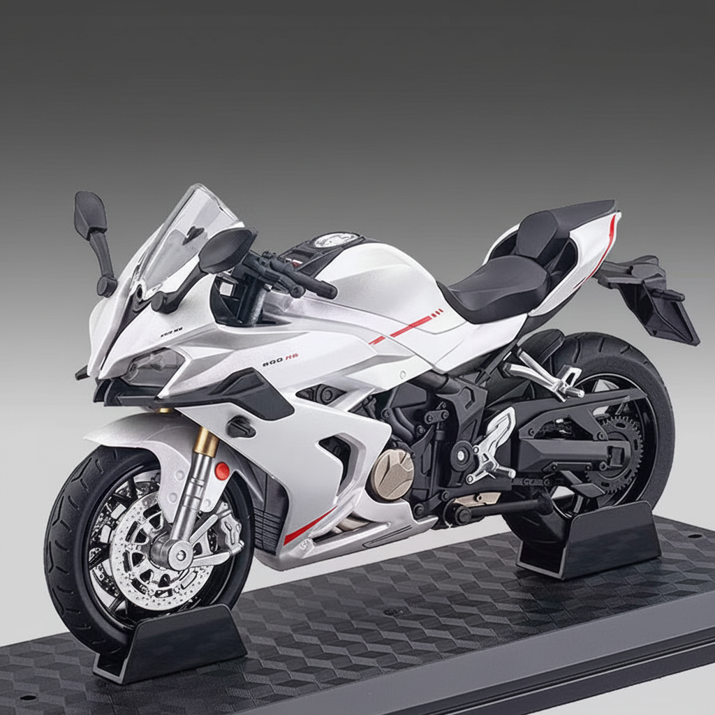 Motor Schaalmodel 1:12 Metalen Replica Licht Geluid