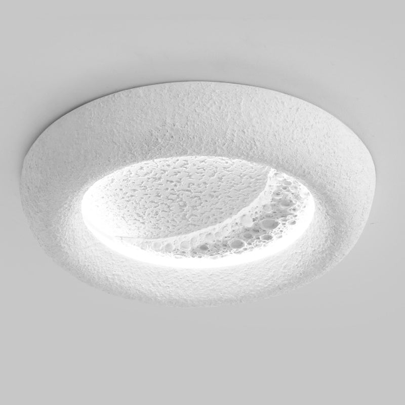LumiLuxe – Elegante lámpara de pared redonda de resina