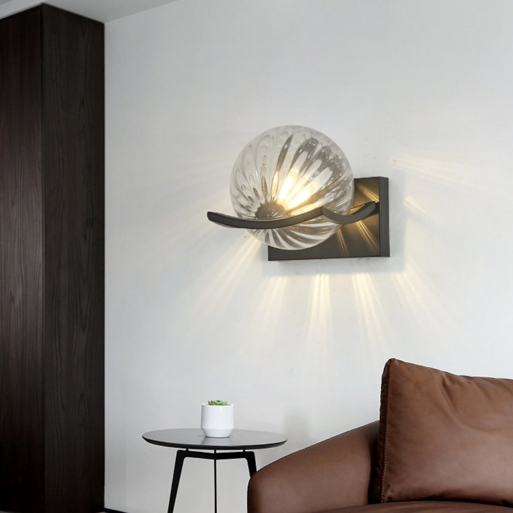 ModernGlow – Lámpara de pared LED moderna de vidrio