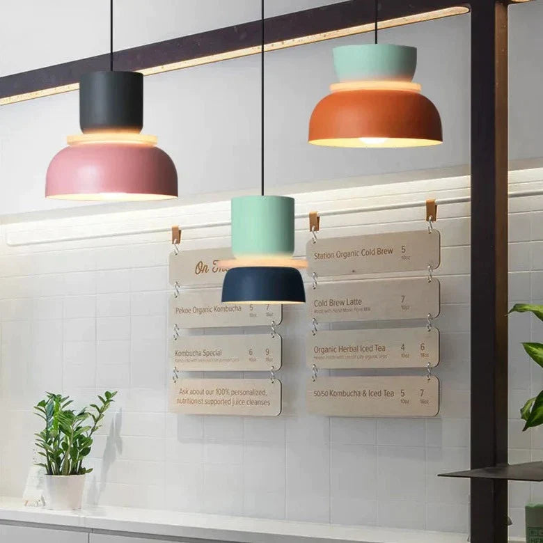 Hanglamp in Noordse Macaron-stijl