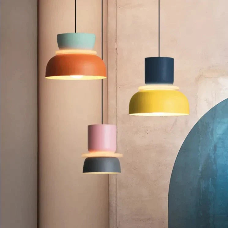 Hanglamp in Noordse Macaron-stijl