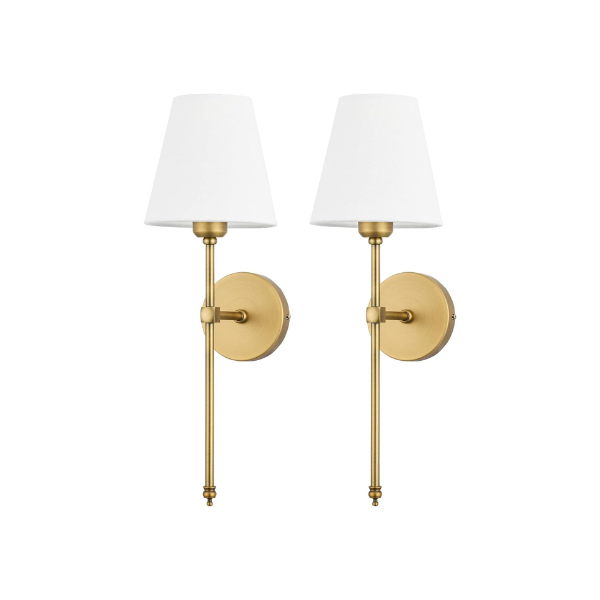 Set di 2 lampade da parete eleganti