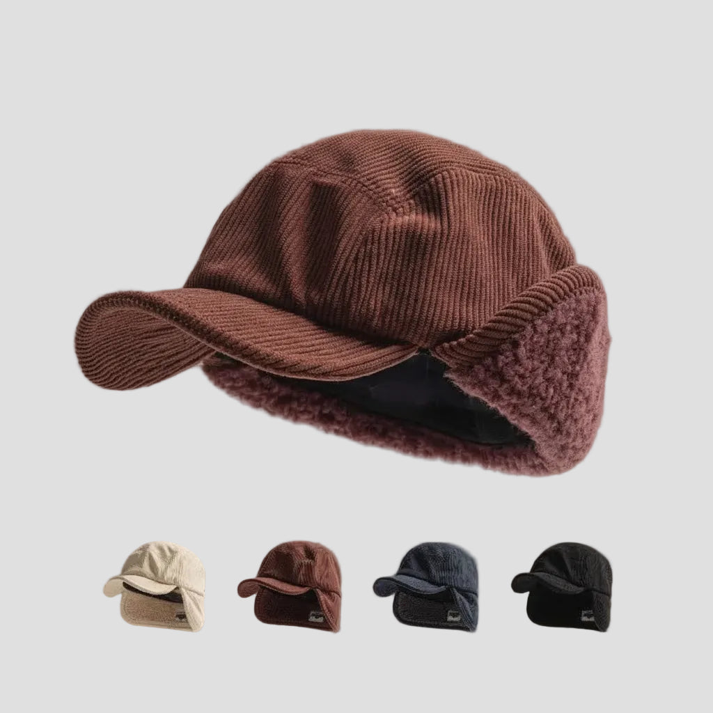 Winterpet Orenflappen Ribstof Fleece Unisex Warm